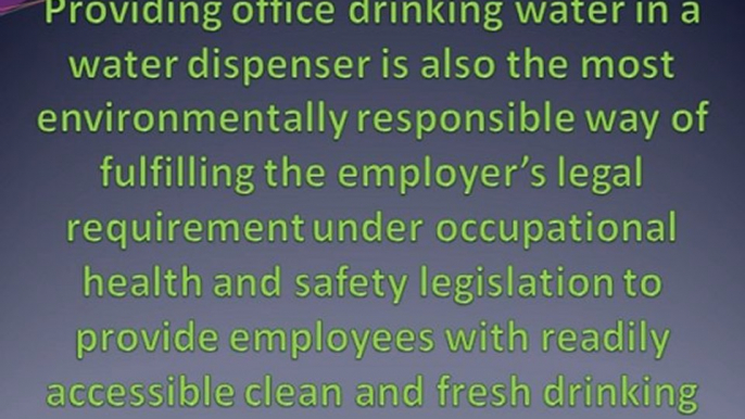 Filtered Water Systems Great Solution for Office Drinking Water