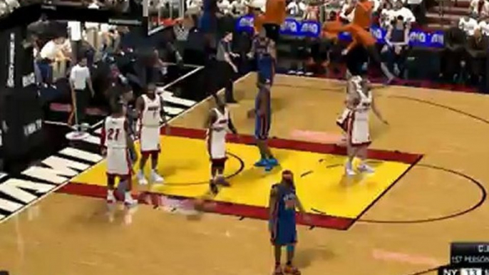 NBA 2K12 Windows | Iman Shumpert Posterizes Chris Bosh