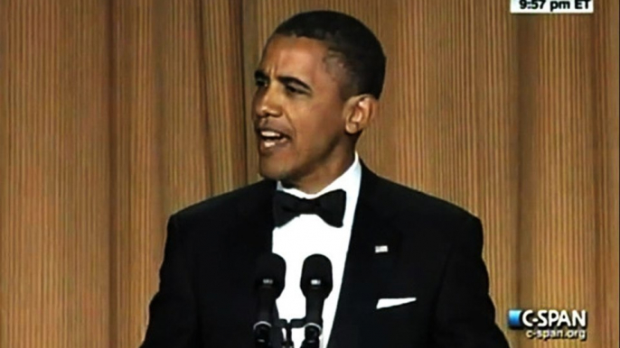 President Barack Obama at the 2012 White House Correspondent's Dinner