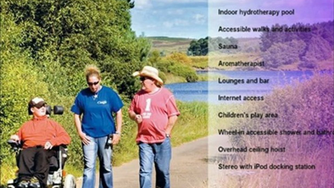 Disabled Holidays - Log Cabins - Calvert Trust Lodges at Kielder Water