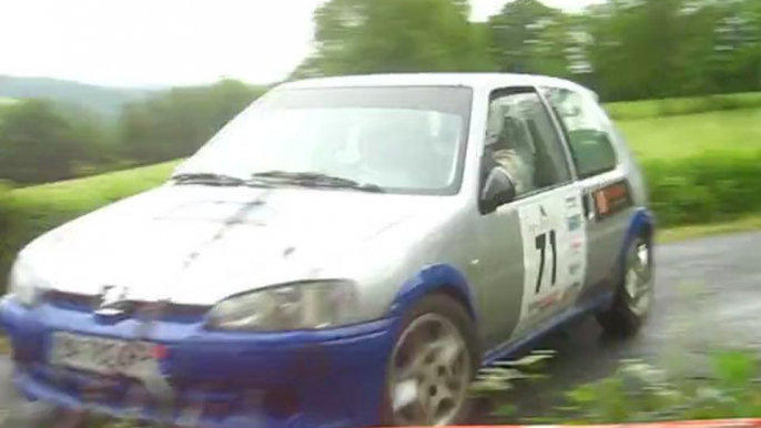 rallye de saint geniez d'olt  2012 ..frayeur