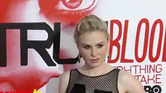 Anna Paquin Baby Bump and Stephen Moyer "True Blood" Season 5 Premiere