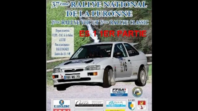 37 EME RALLYE DE LA LURONNE ES 1 1ER PARTIE