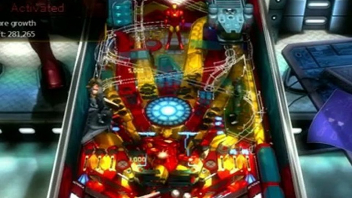 Classic Game Room - MARVEL PINBALL: IRON MAN table for Pinball FX2
