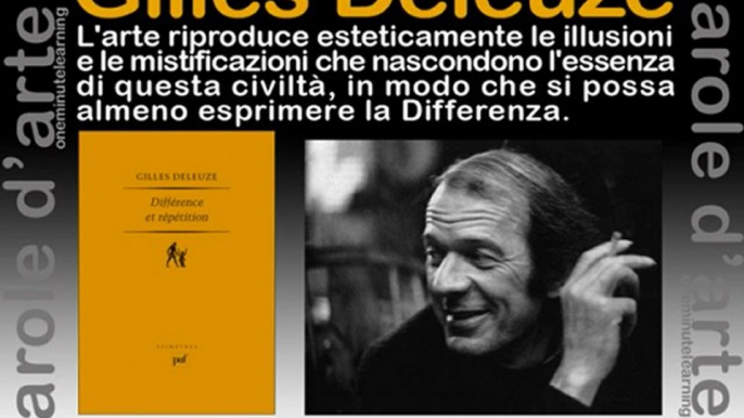 Francesco Tadini con Spazio Tadini - video per Parole d'Arte, Gilles Deleuze