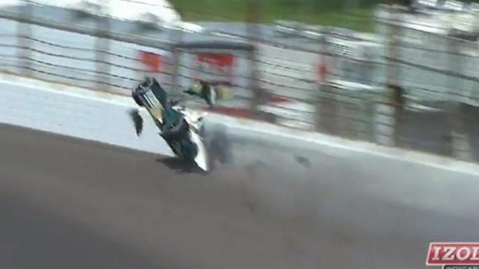 Indycar Indianapolis 2012 Qualifying Massive crash Carpenter