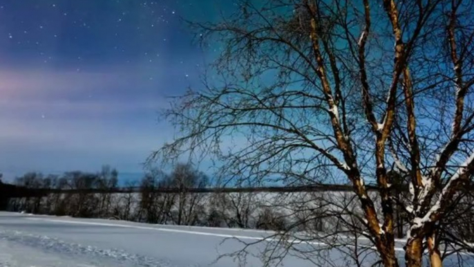 Северное сияние и вид нашей планеты