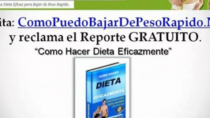 Consejos Sobre [Como Bajar Rapido de Peso] Con Buena Nutrición.