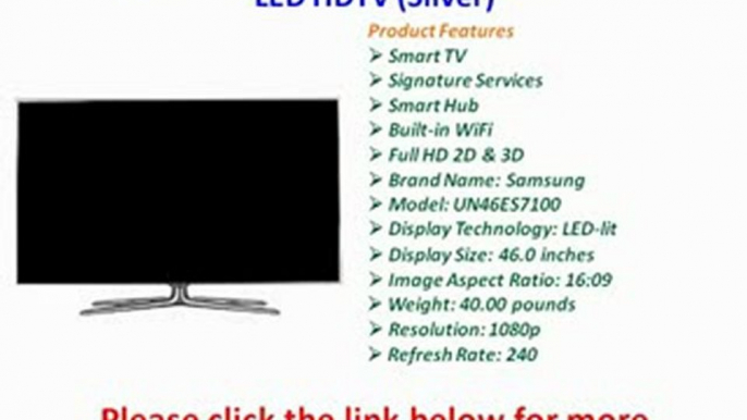 Samsung UN46ES7100 46-Inch 1080p 240 Hz 3D Slim LED HDTV (Silver) UNBOXING