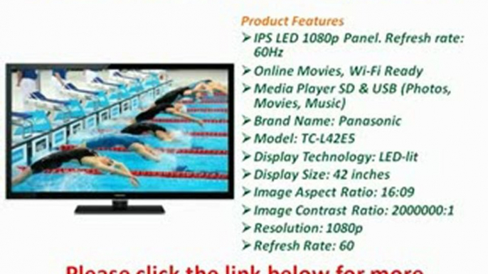 Panasonic TC-L42E5 42-Inches 1080p LED-LCD TV REVIEW | Panasonic TC-L42E5 42-Inches FOR SALE