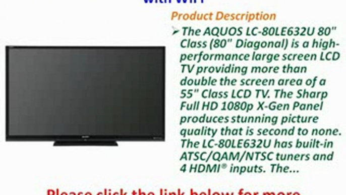 BEST BUY Sharp AQUOS 80" Class 120Hz 1080p LED-LCD HDTV with WiFi