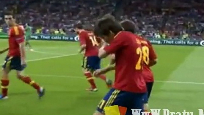 Spain 1-0 Italy Goal David Silva ( Uefa Euro 2012 Final ) © WwW.Bratu-Marian.Ro