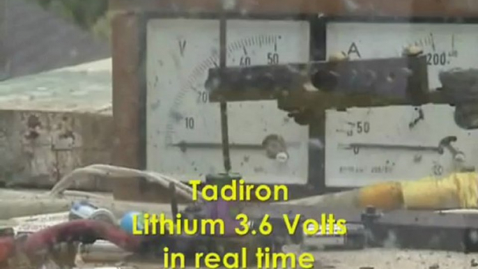 Lithium 3.6 Volts battery explosion