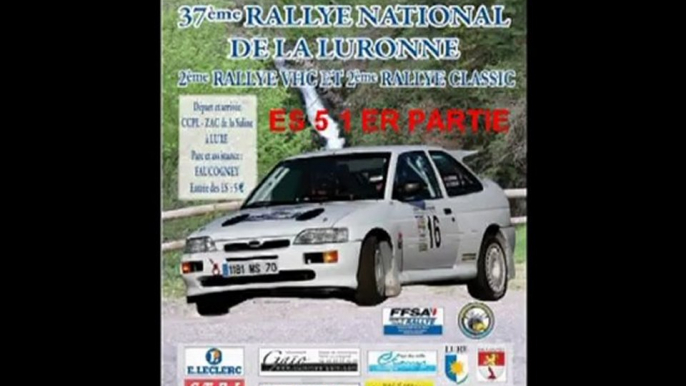 37 EME RALLYE DE LA LURONNE ES 5 1ER PARTIE