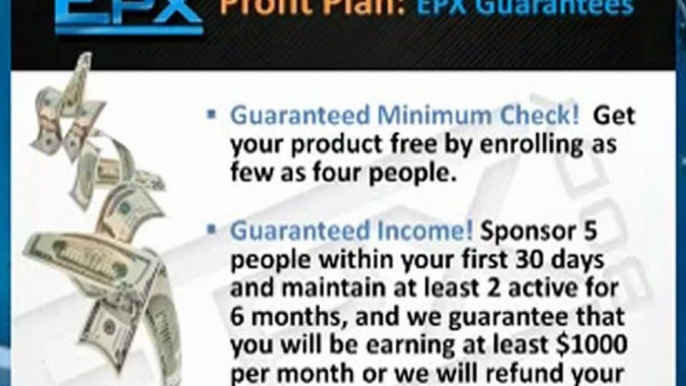 EPXBODY COMPENSATION PLAN - GUARANTEED MINIMUM CHECK & GUARANTEED INCOME