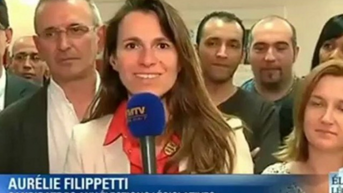 Réaction de Aurélie Filippetti - Législatives 2012