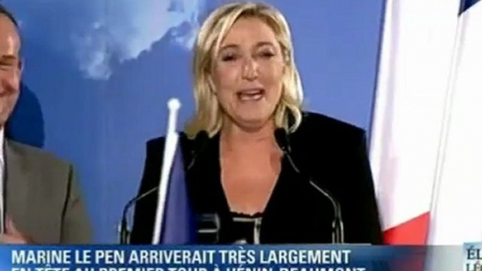 Réaction de Marine Le Pen - Législatives 2012