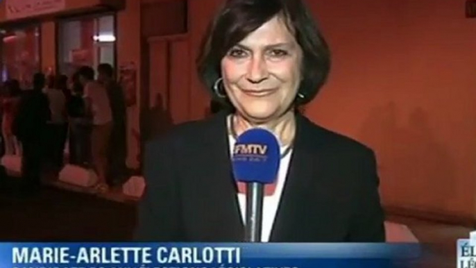 Réaction de Marie-Arlette Carlotti - Législatives 2012