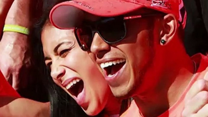 Gorgeous Nicole Scherzinger Kisses Lewis After He Wins Canadian Grand Prix