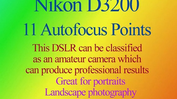 BEST BUY Nikon D3200 24.2 MP CMOS Digital SLR with 18-55mm f/3.5-5.6 AF-S DX VR NIKKOR Zoom Lens