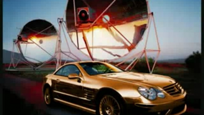 Arab money - Gold Mercedes SLR & Diamond SL & Gold