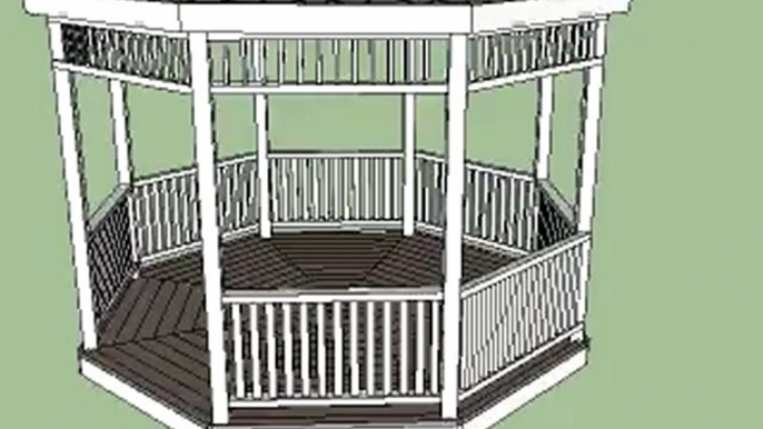 Outdoor gazebo plans, how to build an outdoor gazebo, gazebo plans free, free gazebo plans,