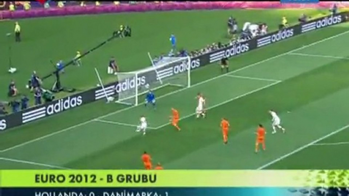 HOLLANDA 0-1 DANİMARKA Maç Ozeti TRT HD Euro 2012- 9 Haziran 2012