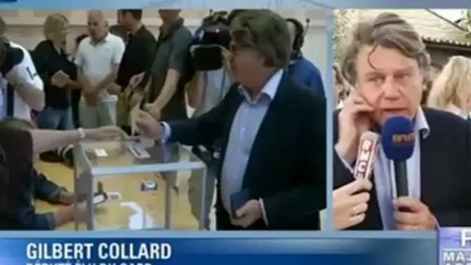 Réaction de Gilbert Collard - Législatives 2012