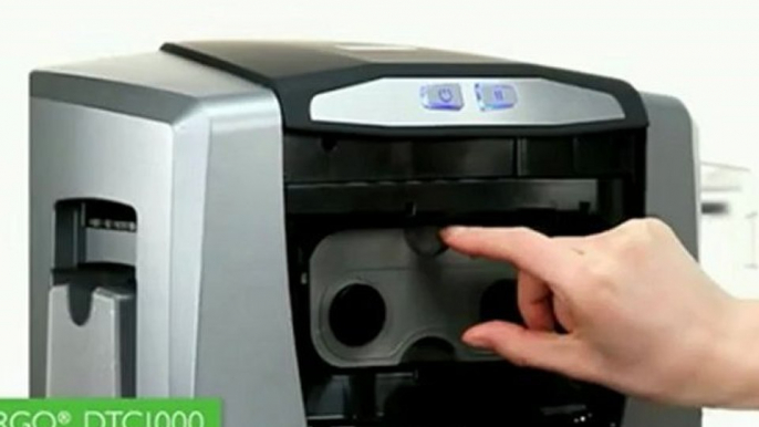 Fargo DTC1000 ID Card Printer Duplex Video - CardPrinter.com