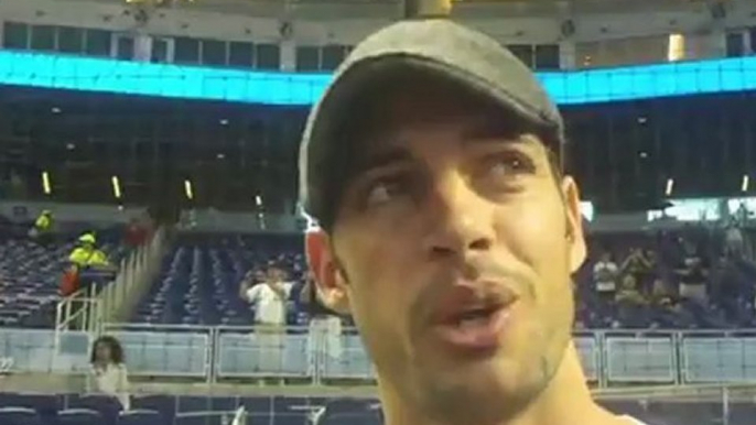 William Levy (@WillyLevy29) Attends Marlins Game || MLB