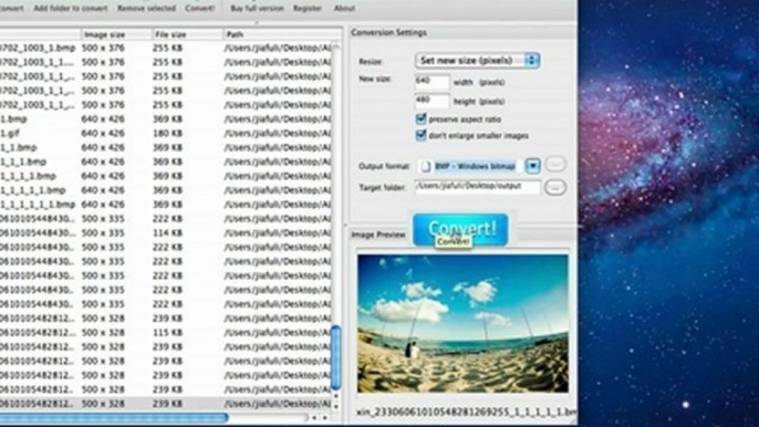 Graphic Mac Converter, batch image converter and photo resizer