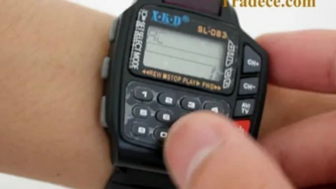 Multi-Function Remote Control Digital Calculator Wrist Watch