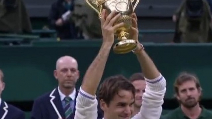 WIMBLEDON 2012 - Finale Simple Messieurs - FEDERER / MURRAY - 7ème titre pour Roger FEDERER