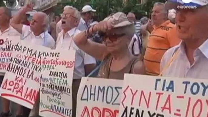 La crisis asfixia a los pensionistas griegos