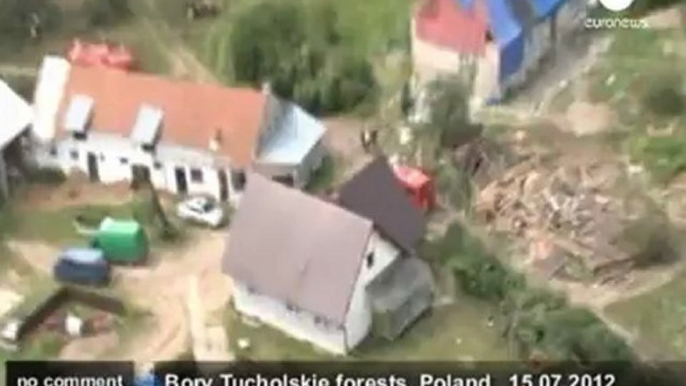 Deadly tornado hits Poland - no comment
