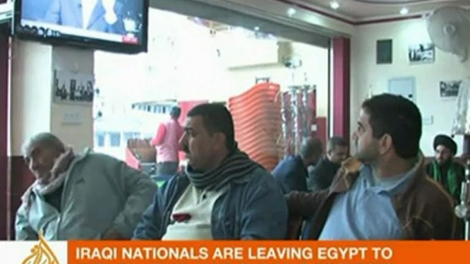 Iraqis flee Cairo for safety in Baghdad