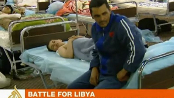 Evacuation ship aids Libyan refugees