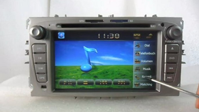 Ford Focus Autoradio mit Bildschirm, Ford Focus Autoradio mit Navi, Multimedia Radio Ford Focus