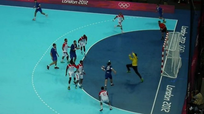 Arrêt Maggaiez + Arrêt Alilovic - Croatie-Tunisie / Handball JO 2012