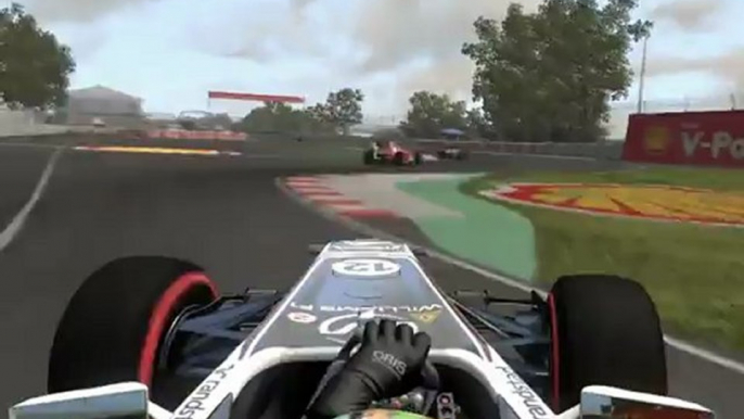 F1 2011 - GP du Canada - Schumacher vs Alonso (vu en onboard)