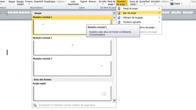 Comment numéroter les pages sur Word 2007 ?