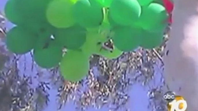 Horrible Prank: Turtle Attached to Balloons Released