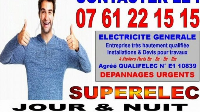 PANNE ELECTRIQUE - TEL : 0761221515 - ELECTRICITE PARIS 18e 75018 - INTERVENTION IMMEDIATE ARTISAN ELECTRICIEN