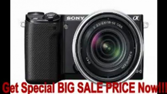 Sony  NEX5RK/B NEX5N (Black) Compact Interchangeable Lens Digital Camera with SEL1855 16.1 MP SLR Camera  with 3-Inch LCD-... BEST PRICE