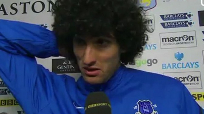 Marouane Fellaini Interview - EVERTON TV - PostMatch vs Aston Villa