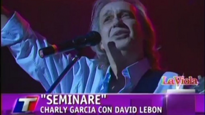 Charly Garcia - Seminare con David Lebon - Luna Park 2012 (La Viola)