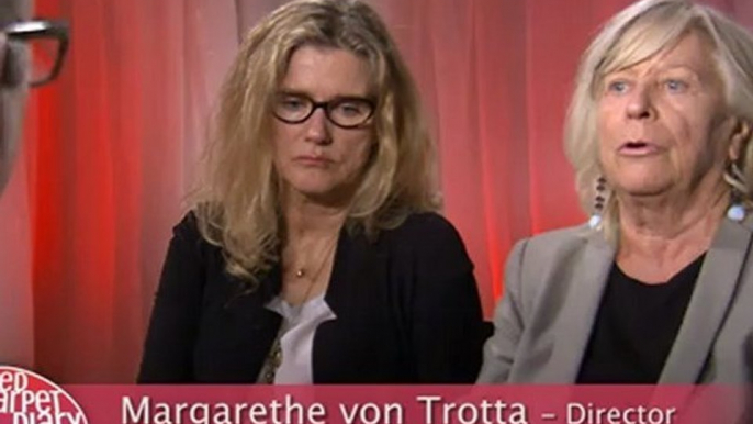 Director Margarethe von Trotta and Barbara Sukowa of Hannah Arendt at TIFF 2012