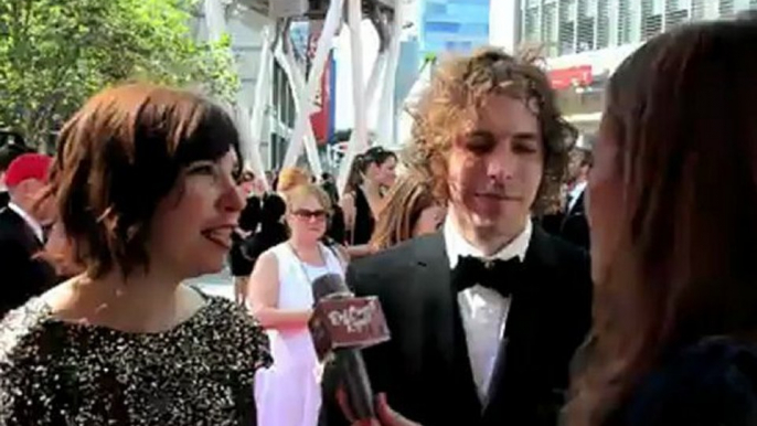 Carrie Brownstein & Jonathan Krisel at 2012 Primetime Creative Arts Emmys Awards @Carrie_Rache