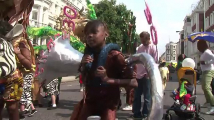 Londres: carnaval des enfants de Notting Hill