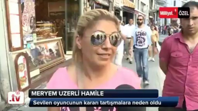 Meryem Uzerli Hamile - Halk Röportajı